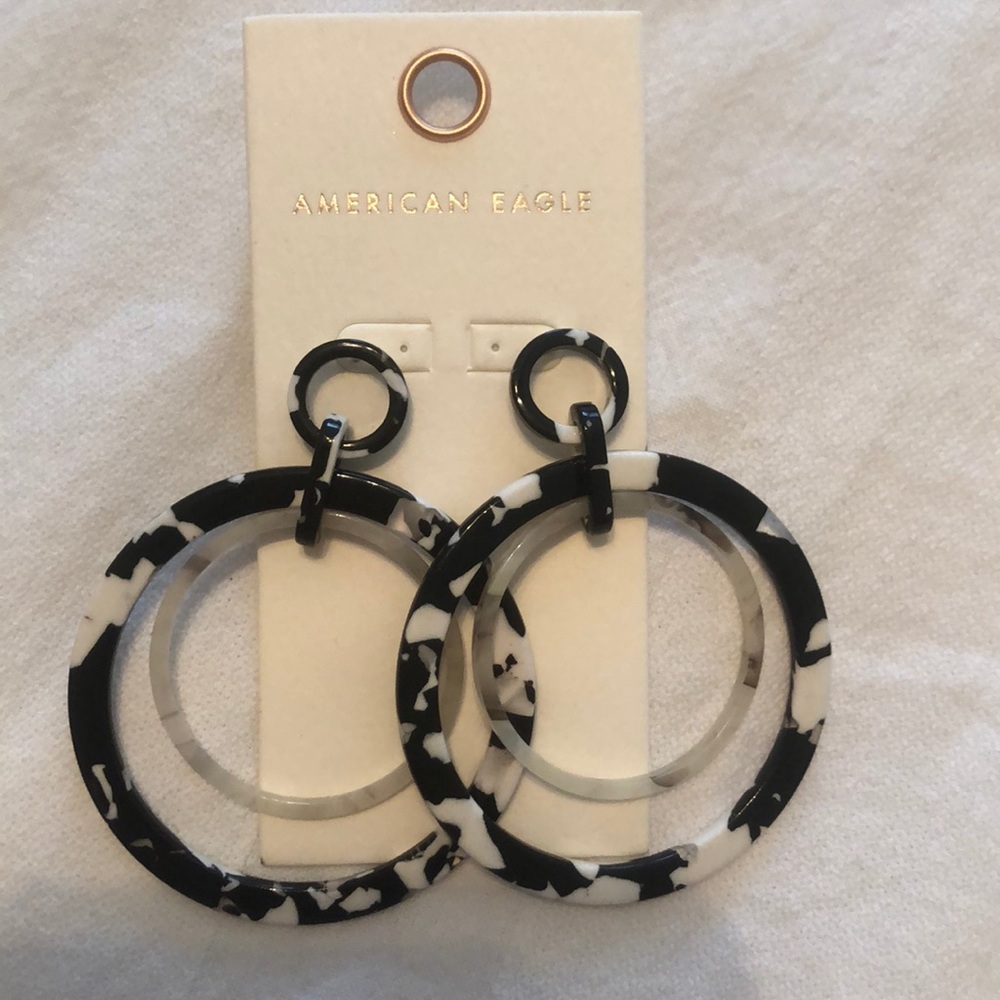 American Eagle Large Hoop Earrings